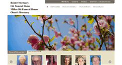 Desktop Screenshot of ottfuneralhomes.com