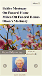 Mobile Screenshot of ottfuneralhomes.com